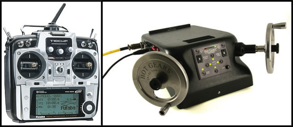 Futaba RC Controller versus a HotGears Remote System